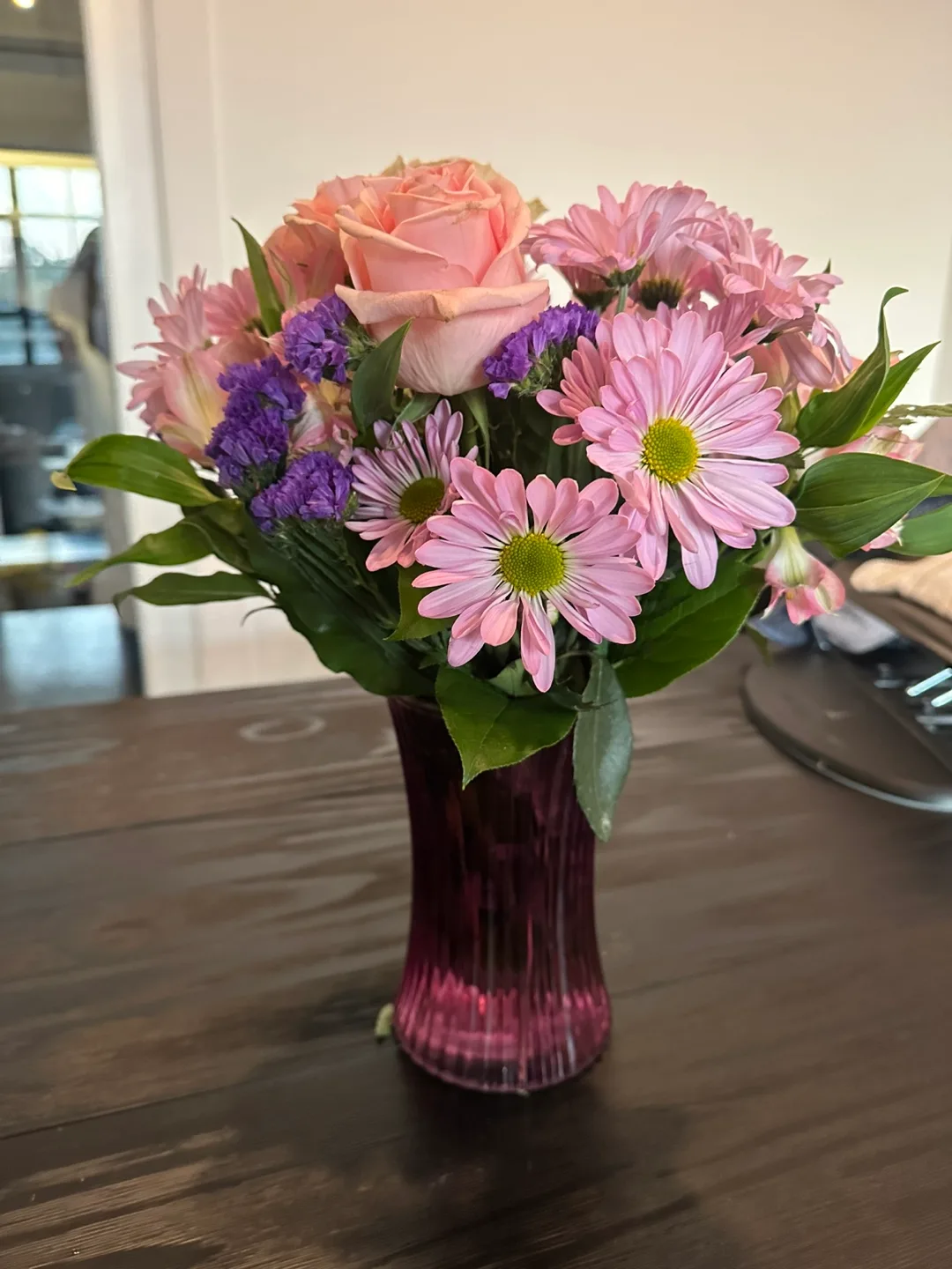 FREE live bouquet with vase. Delivered to me on 6/9 thumbnail