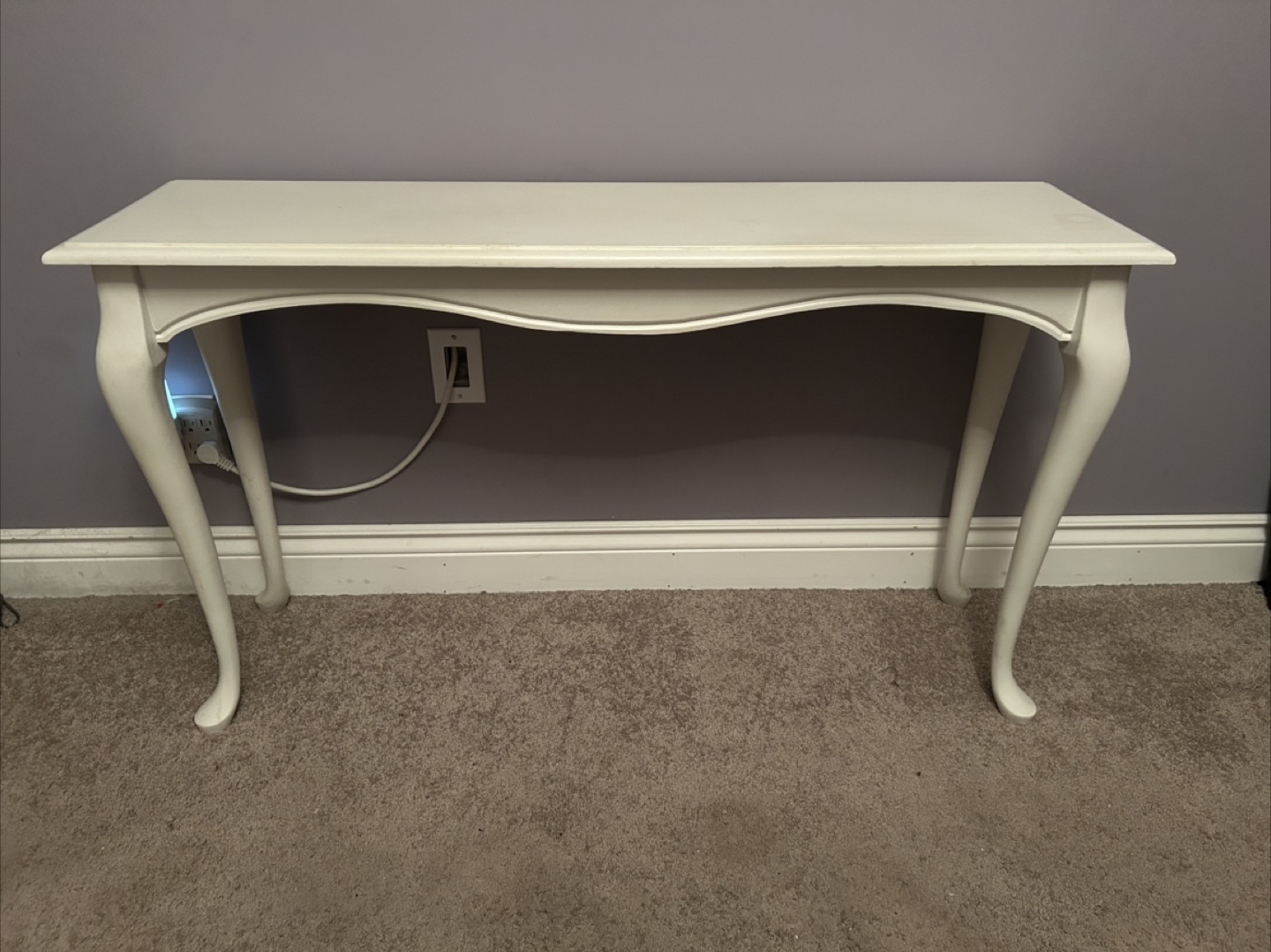 White Console Table