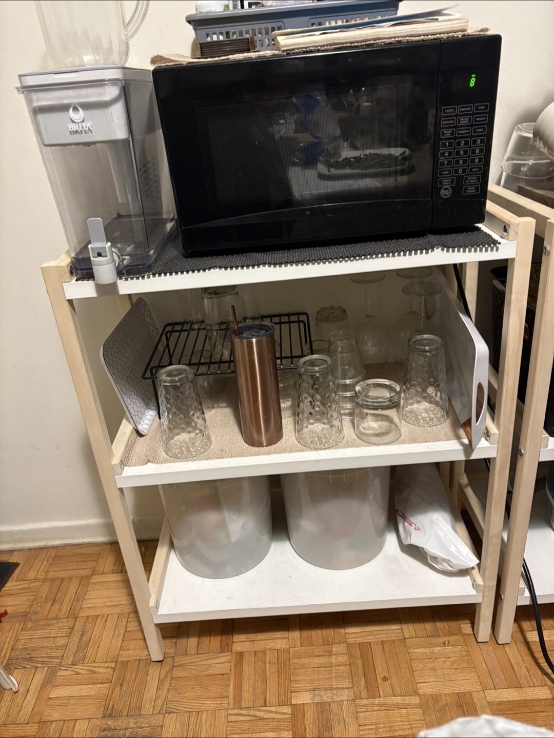 Shelf and tv bench