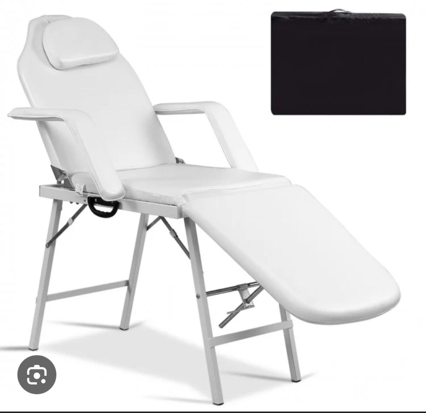 White Adjustable Massage Table