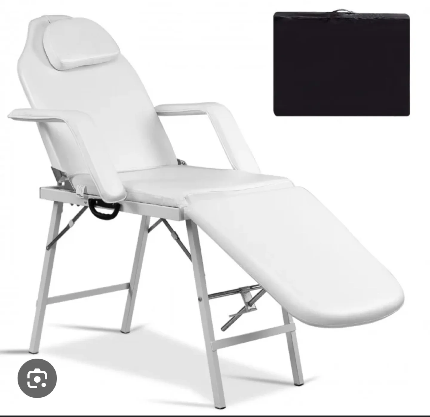 White Adjustable Massage Table thumbnail