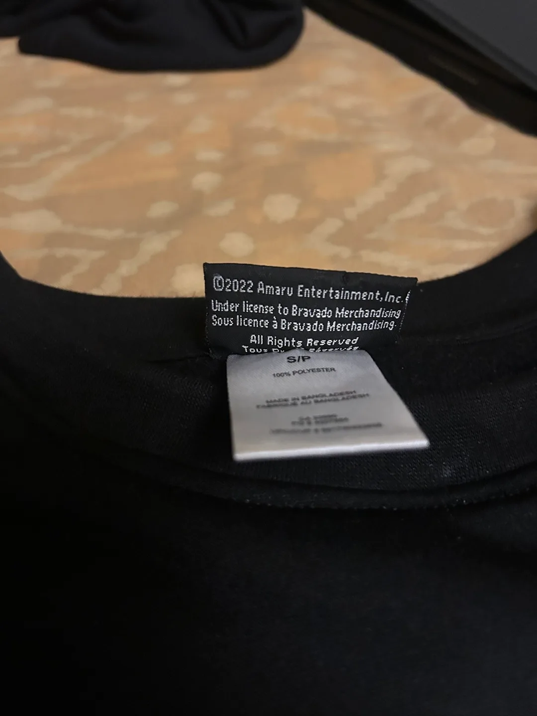 2PAC Shakur Black Crewneck Sweatshirt thumbnail