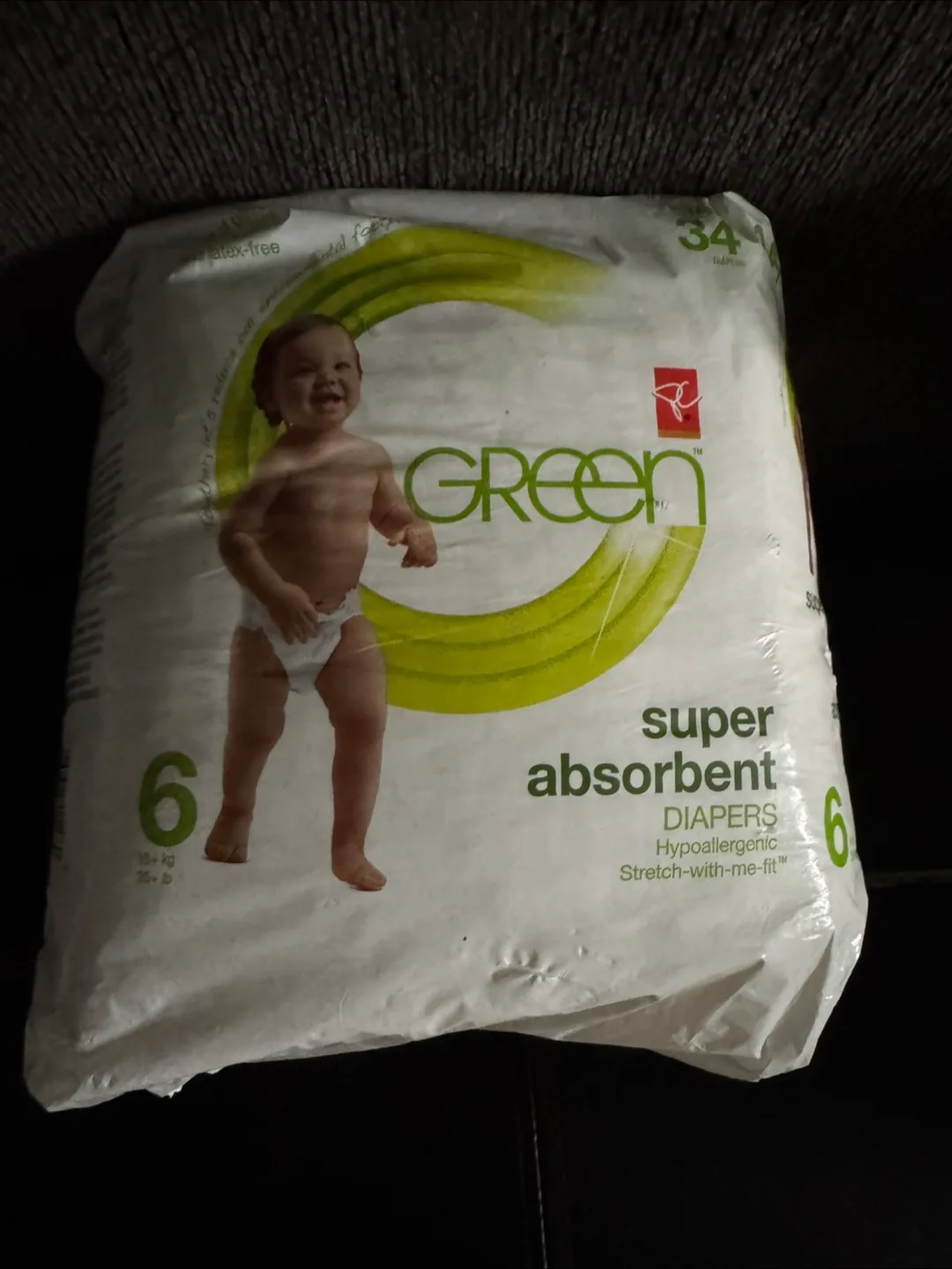 PC Green Super Absorbent Diapers Size 6