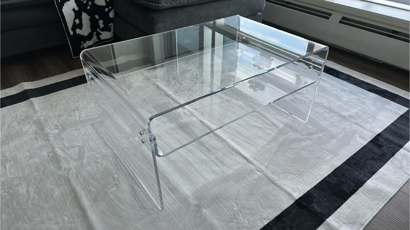 Clear Acrylic Coffee Table thumbnail