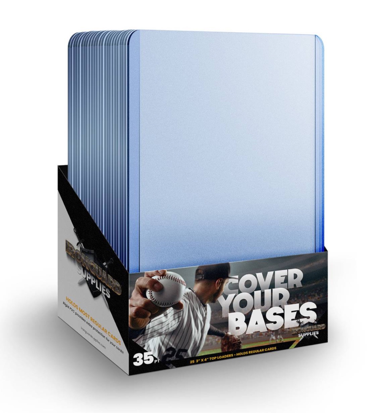 IRONGUARD TOP LOADER 35PT FULL CASE (BOX OF 40 PACKS)