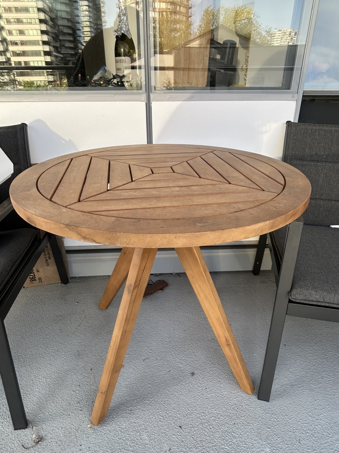 Wooden Patio Table - photo 3