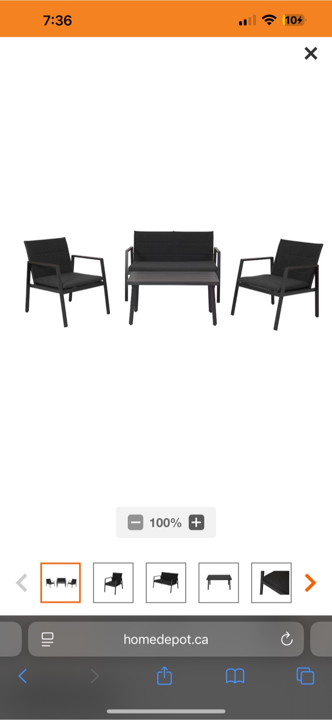 Patio Furniture Set