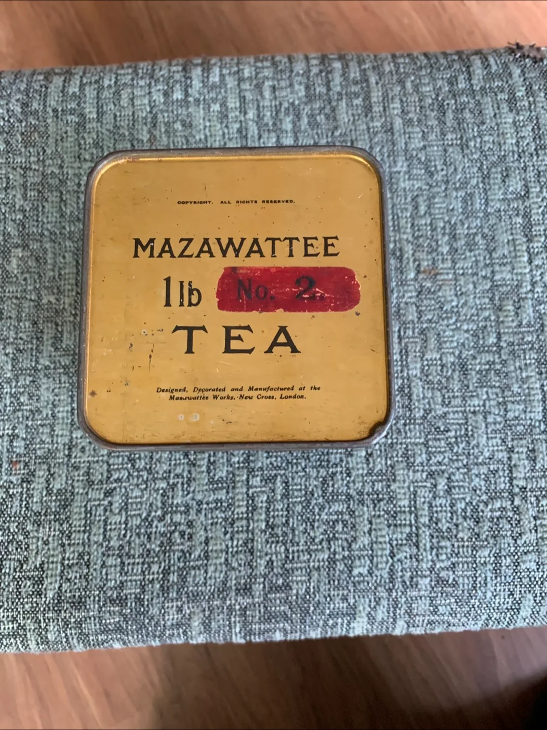 Vintage Mazawattee Tea Tin image indicator(2)