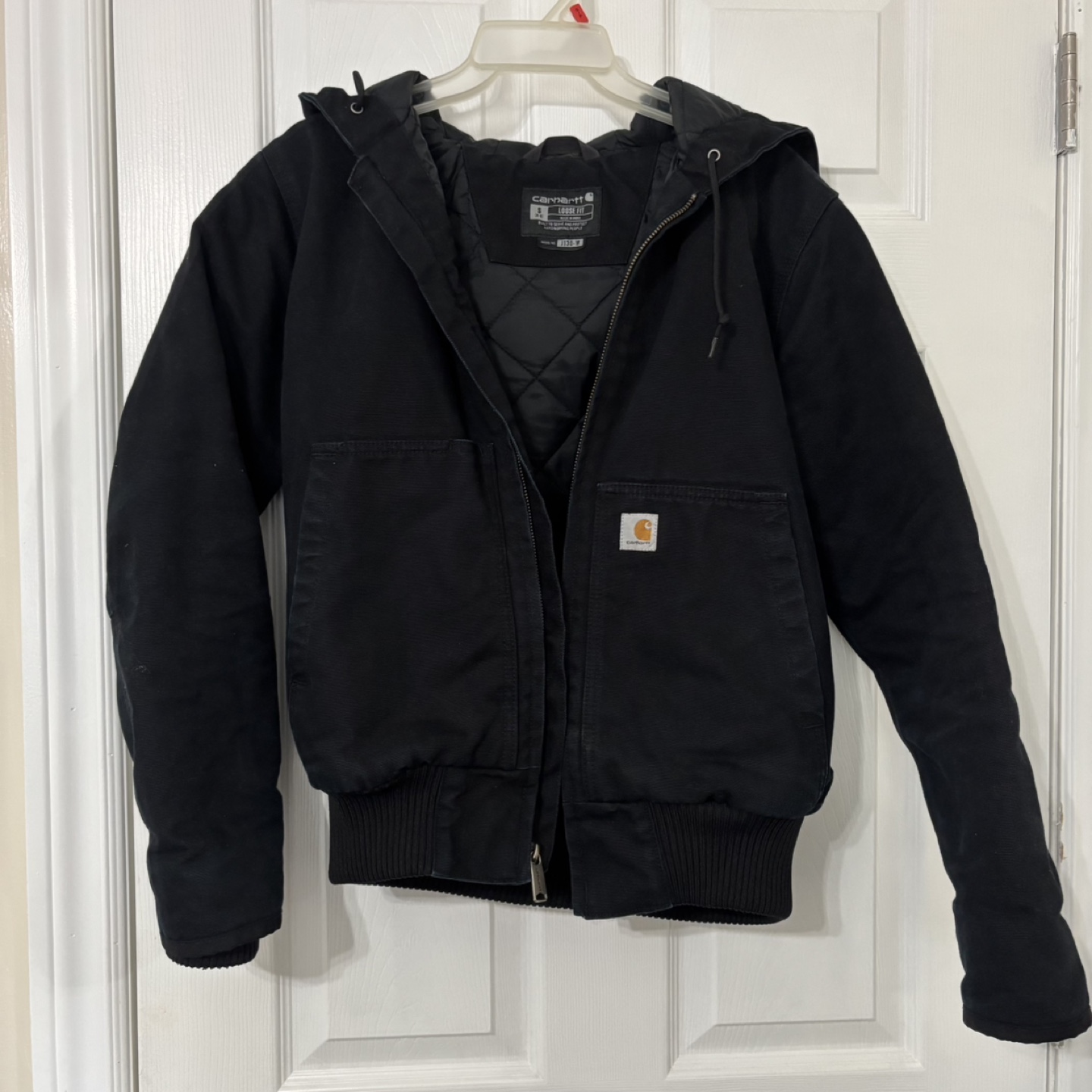 Carhartt Black Hooded Jacket