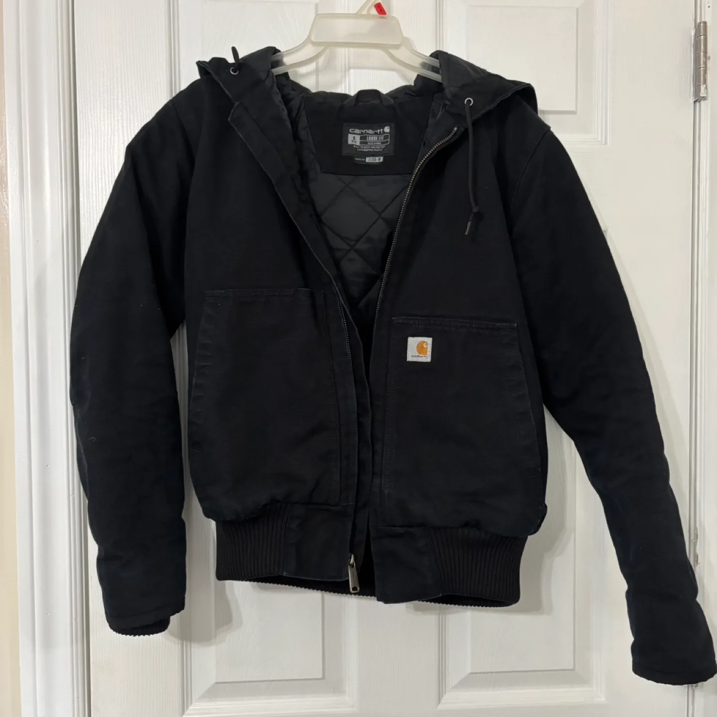 Carhartt Black Hooded Jacket thumbnail
