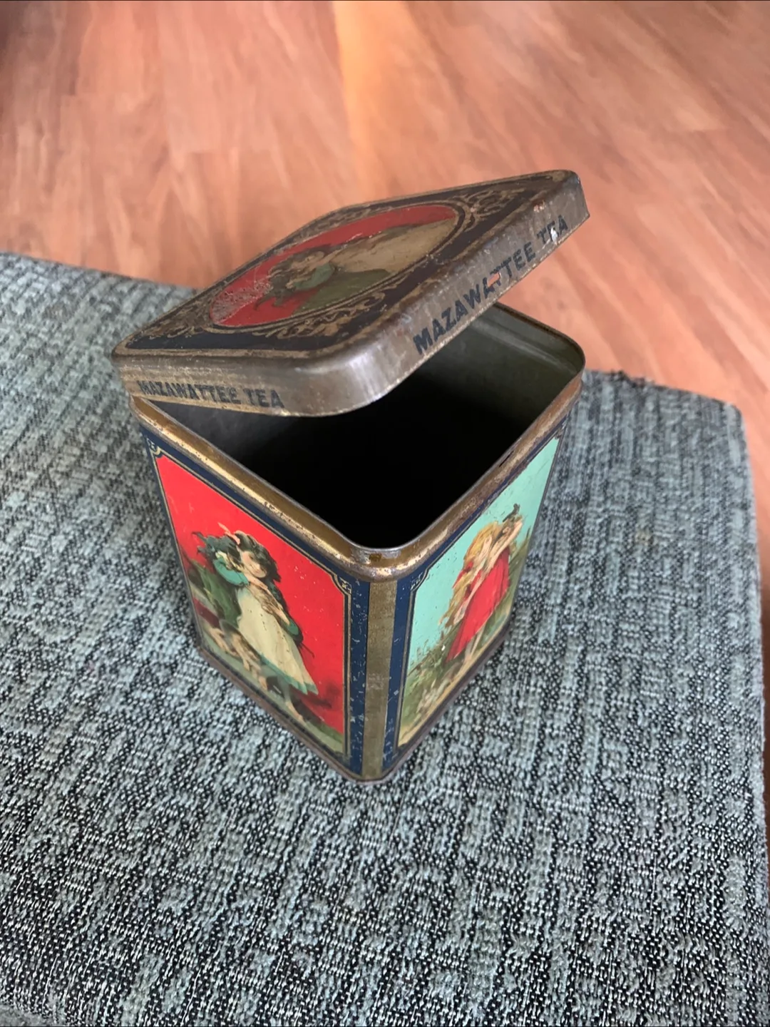 Vintage Mazawattee Tea Tin image indicator(3)