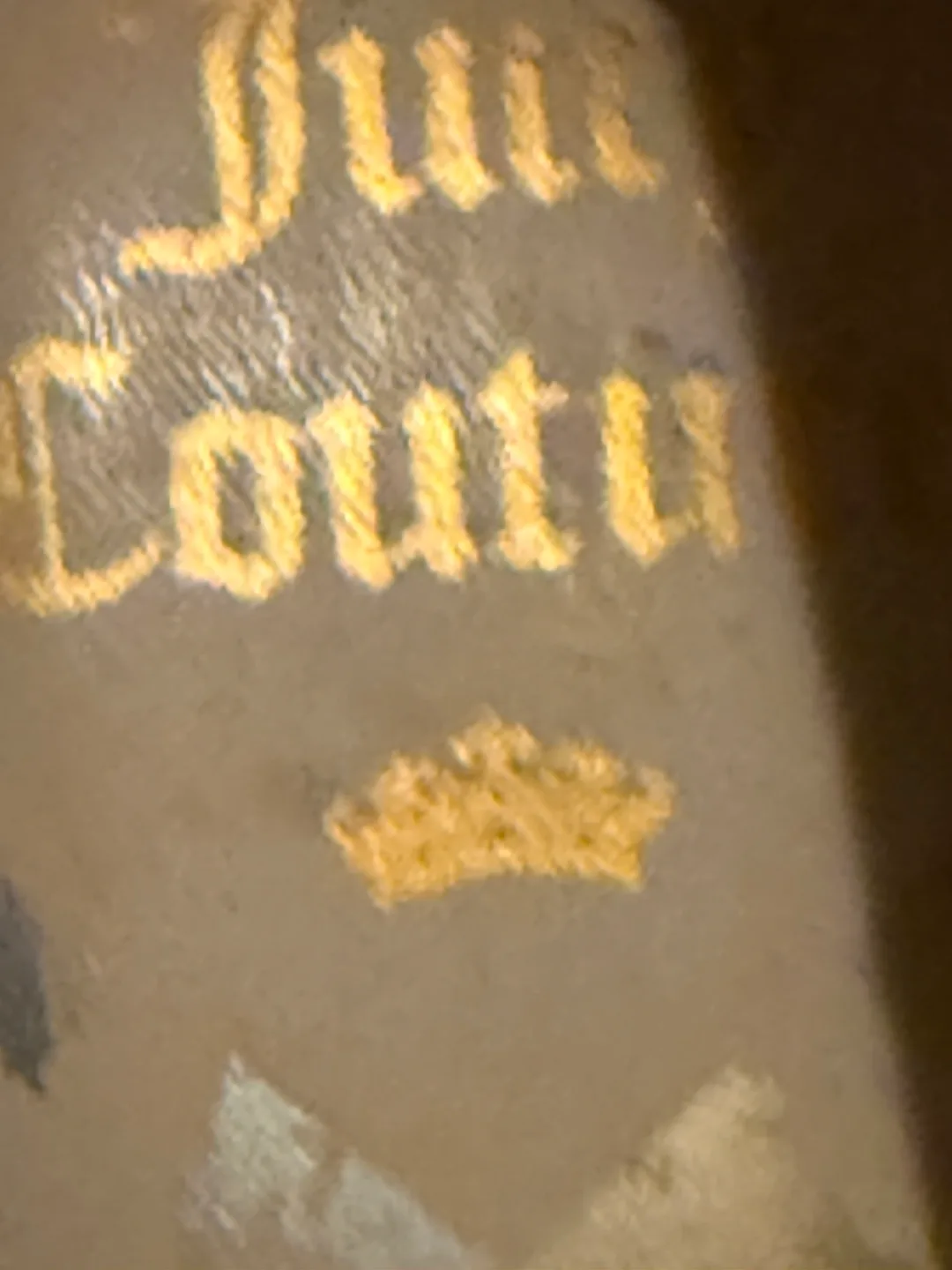 Juicy Couture Gold Glitter Heels image indicator(3)