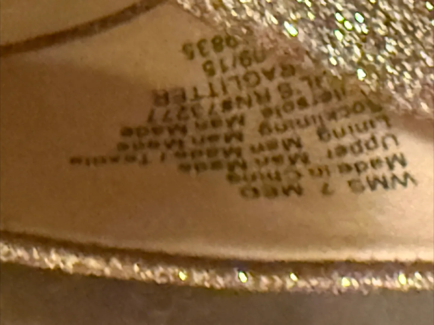 Juicy Couture Gold Glitter Heels image indicator(4)