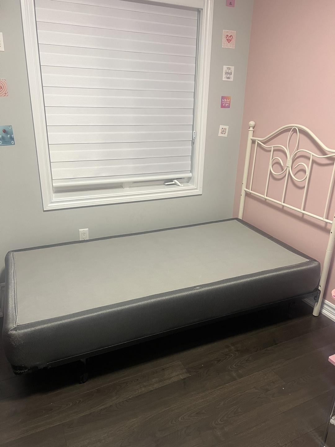 Twin Bed Frame with Headboard - photo 2