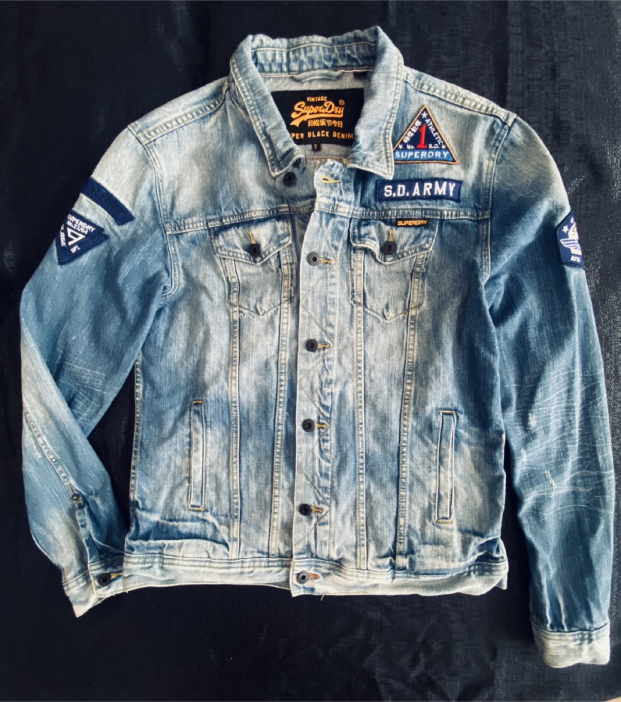 Superdry Vintage Denim Jacket Size XL