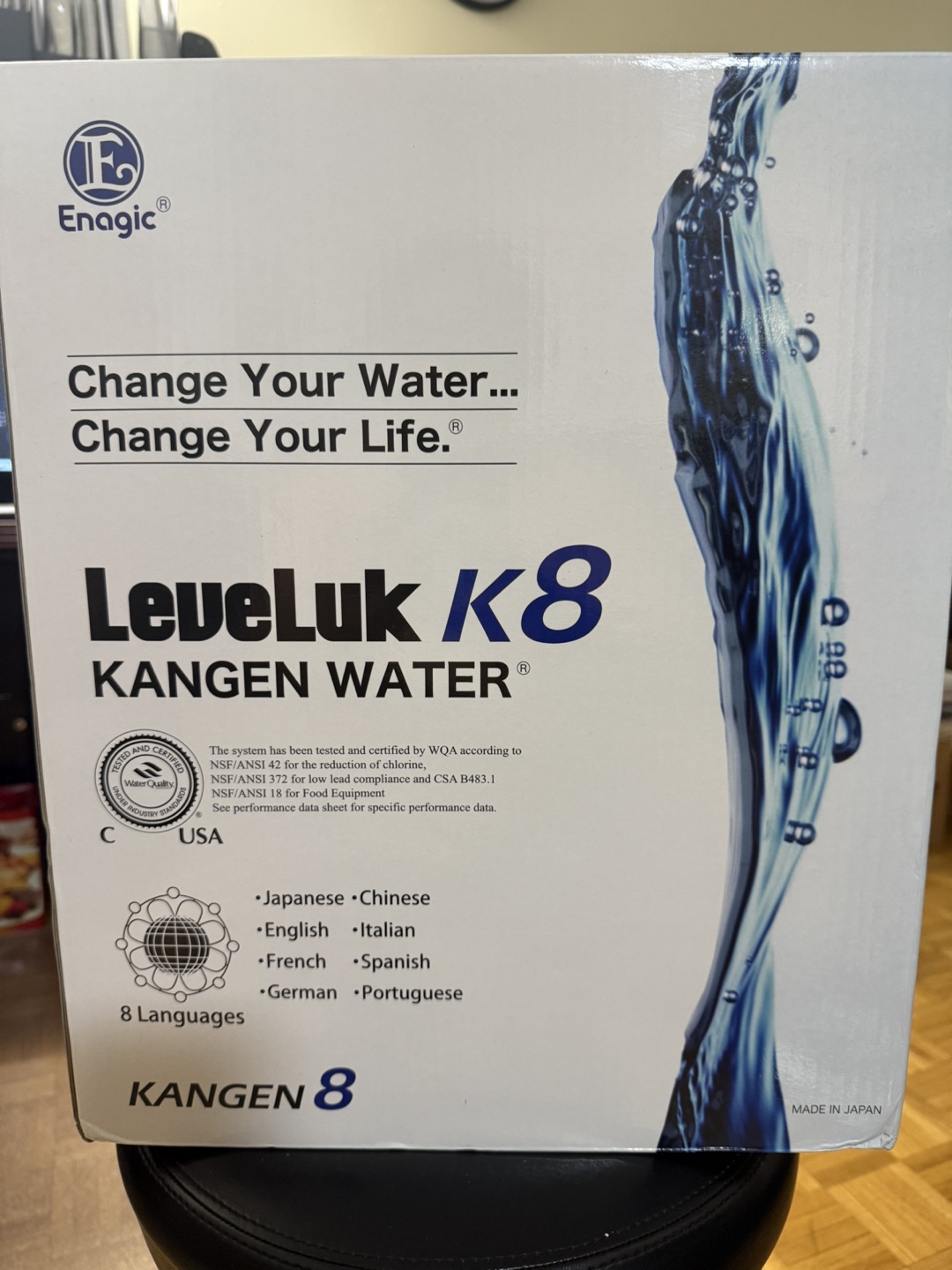 Enagic Leveluk K8 Kangen Water Ionizer