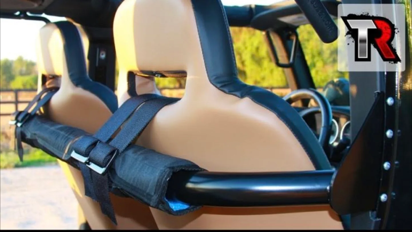 Jeep Wrangler four point harness cage mount bar image indicator(2)