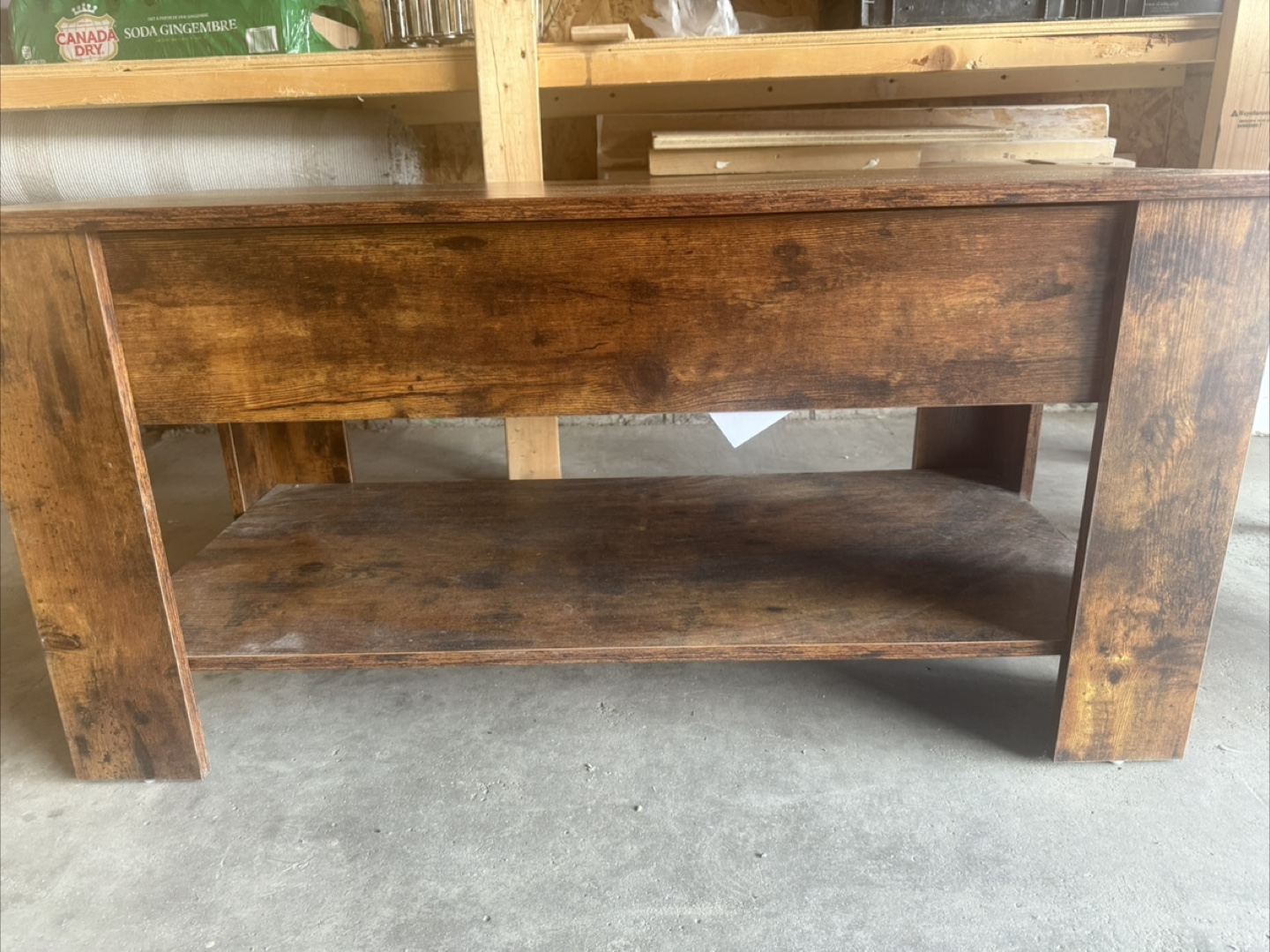 Wooden Lift Top Coffee Table