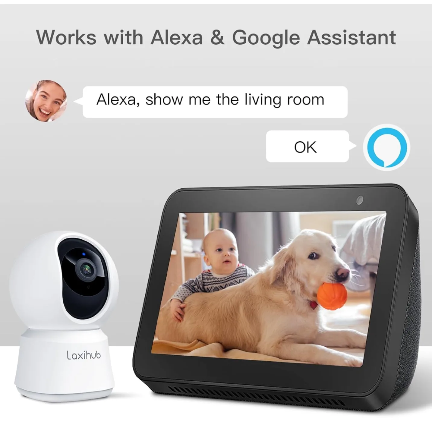 Laxihub Baby Monitor  & Pet Monitor **Brand New!!** image indicator(9)