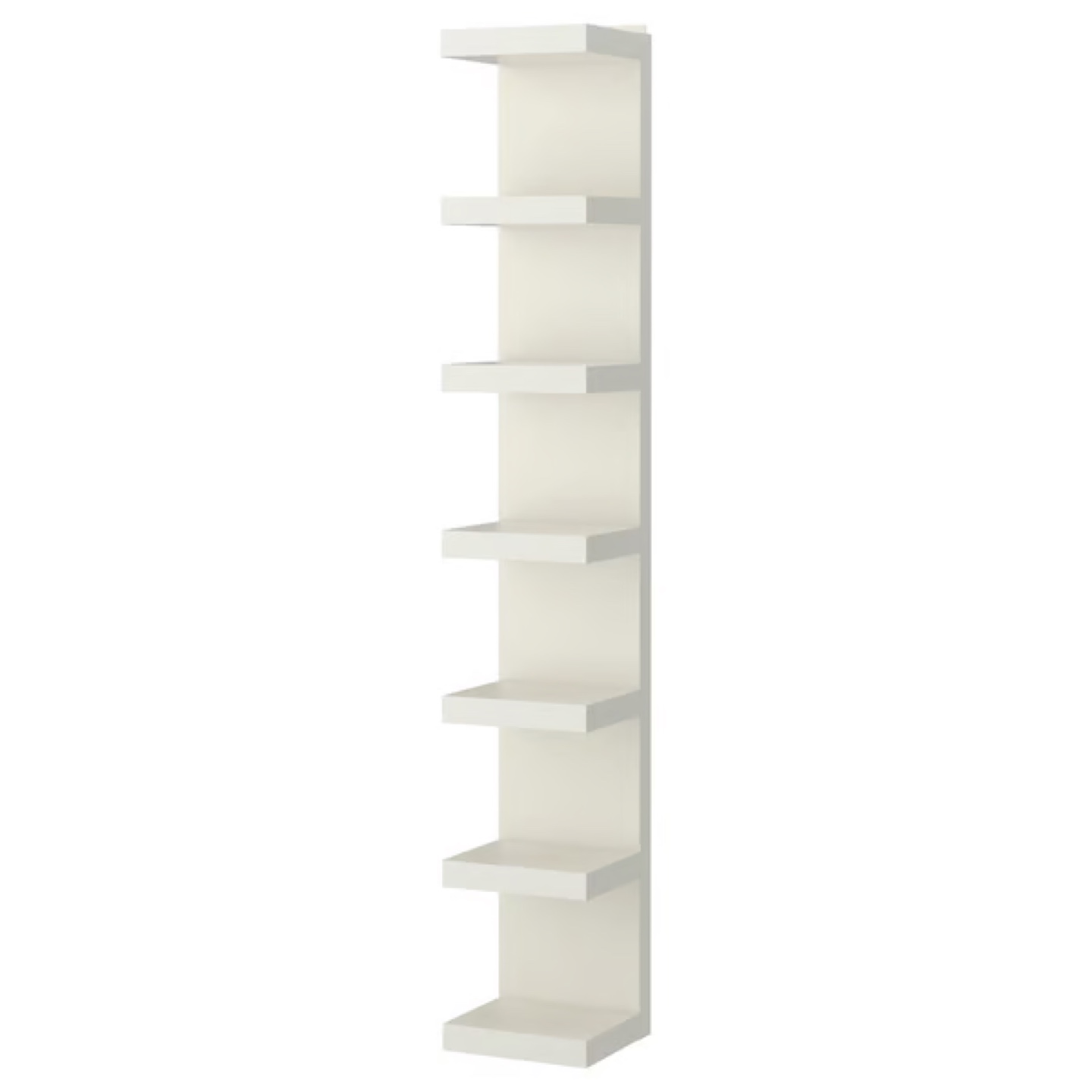 IKEA “Lack” White Floating Shelves