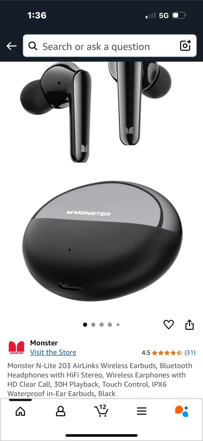 Monster Wireless Earbuds thumbnail