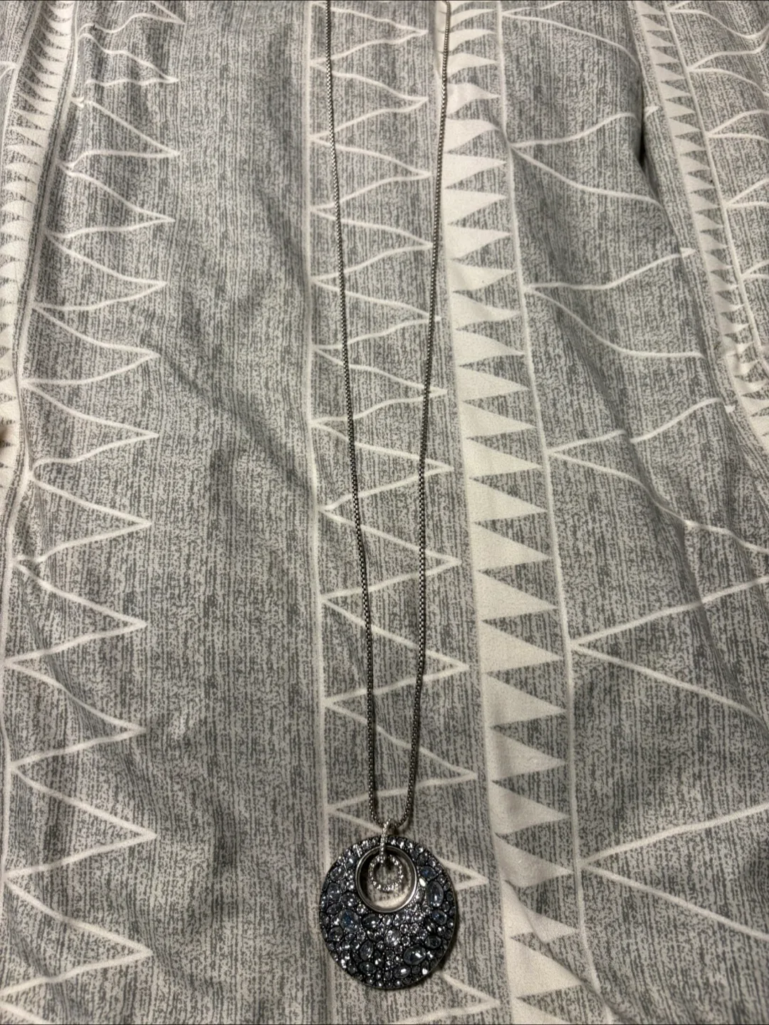 Silver-toned necklace - long image indicator(2)