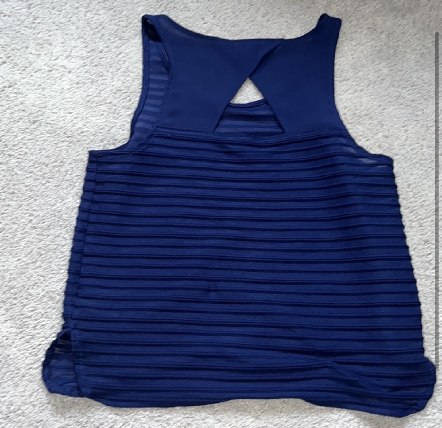 Express Navy Blue Tank Top - photo 2