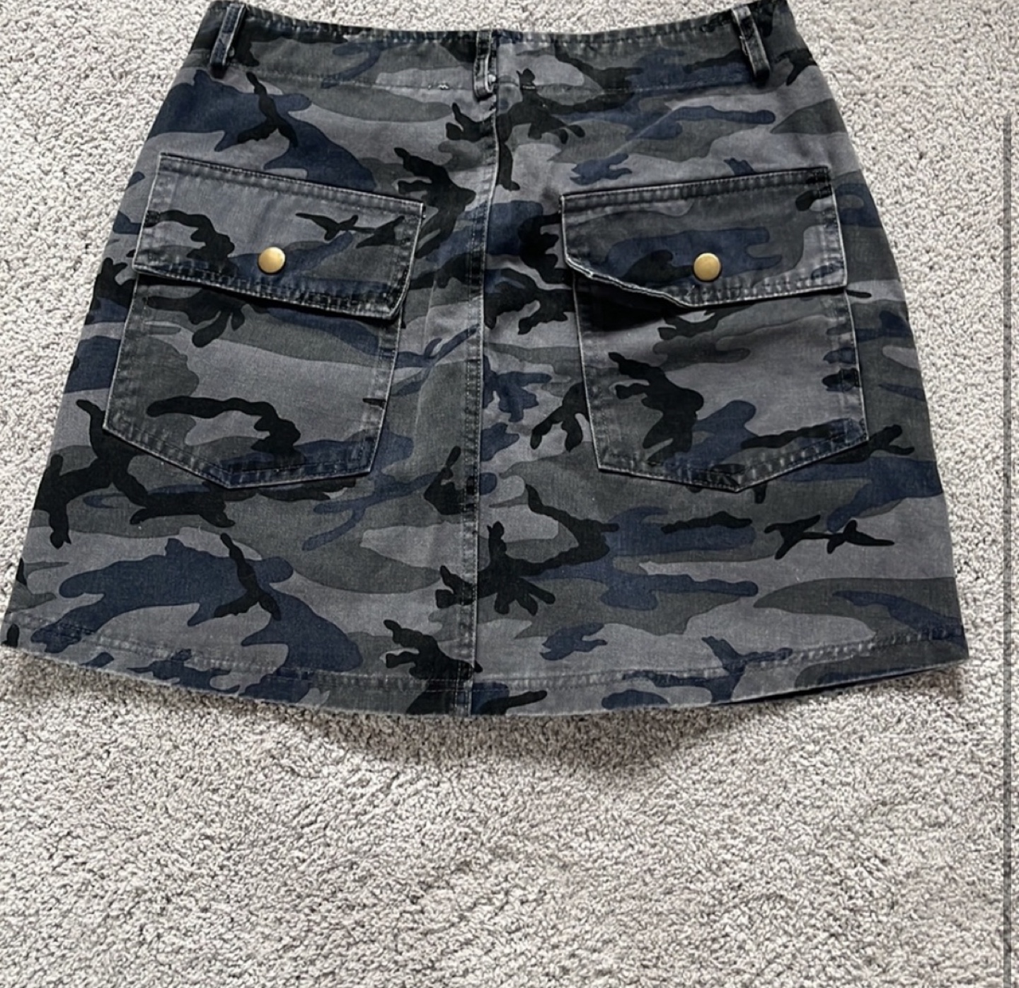 Camo Print Mini Skirt - photo 2