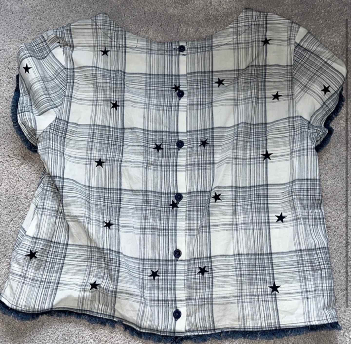 Cloth & Stone Plaid Star Top - photo 2