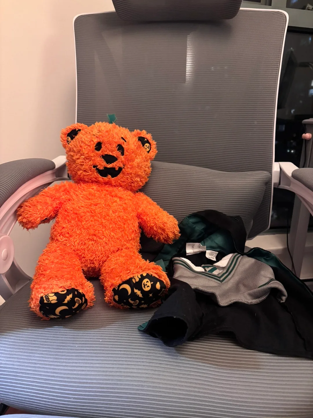 Build-A-Bear Pumpkin Teddy Bear with Harry Potter Costume image indicator(2)