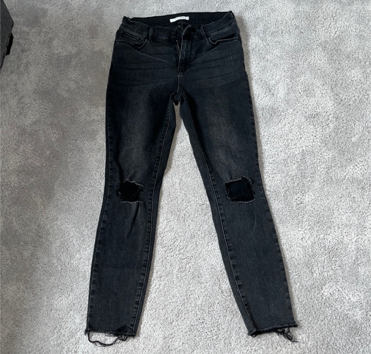 Pacsun Black Ripped Knee Jeans