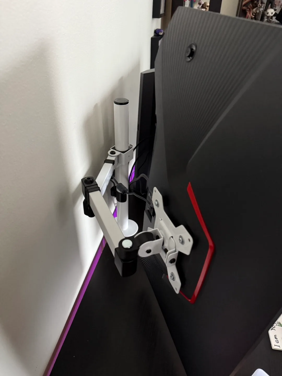 Bracwiser Monitor Mount Single Fully Adjustable Arm image indicator(2)