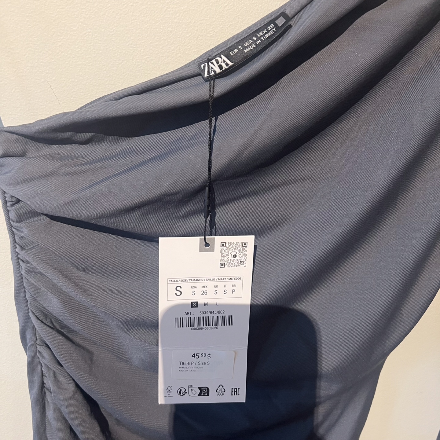Zara One Shoulder Dress - photo 2