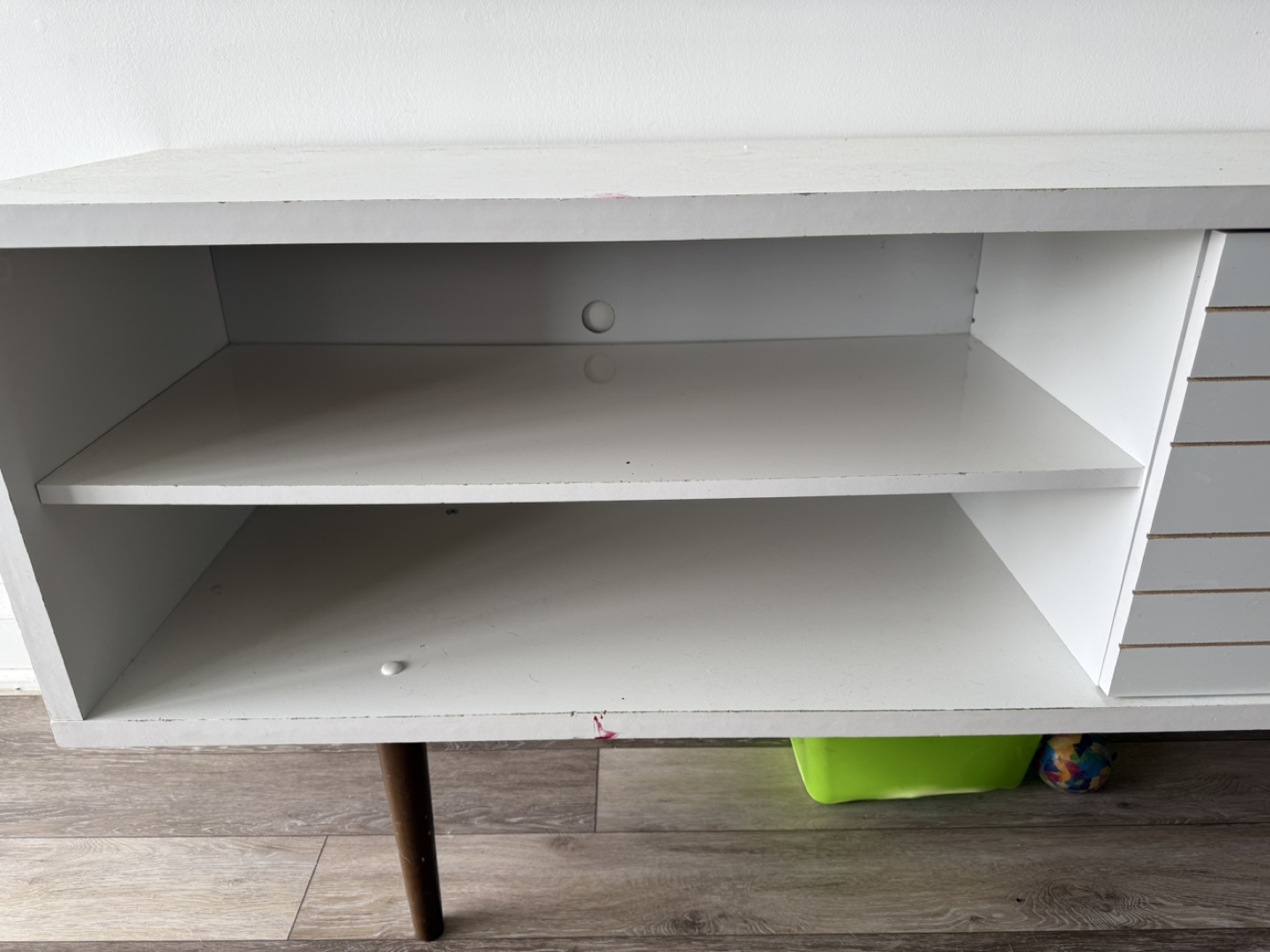 White TV Stand - photo 3