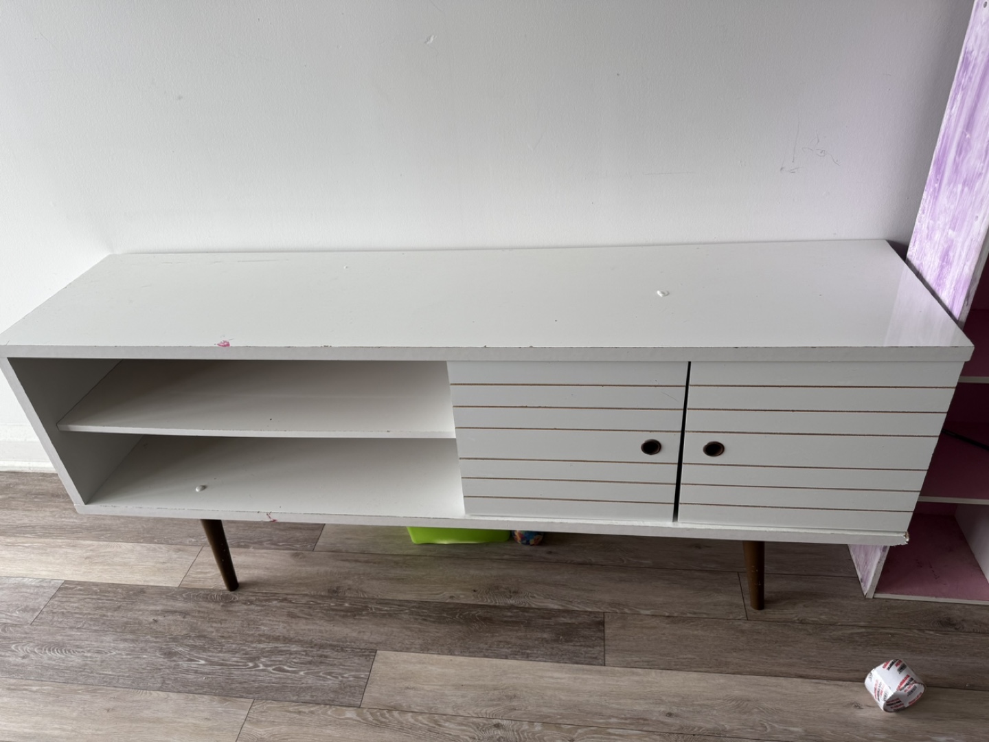 White TV Stand
