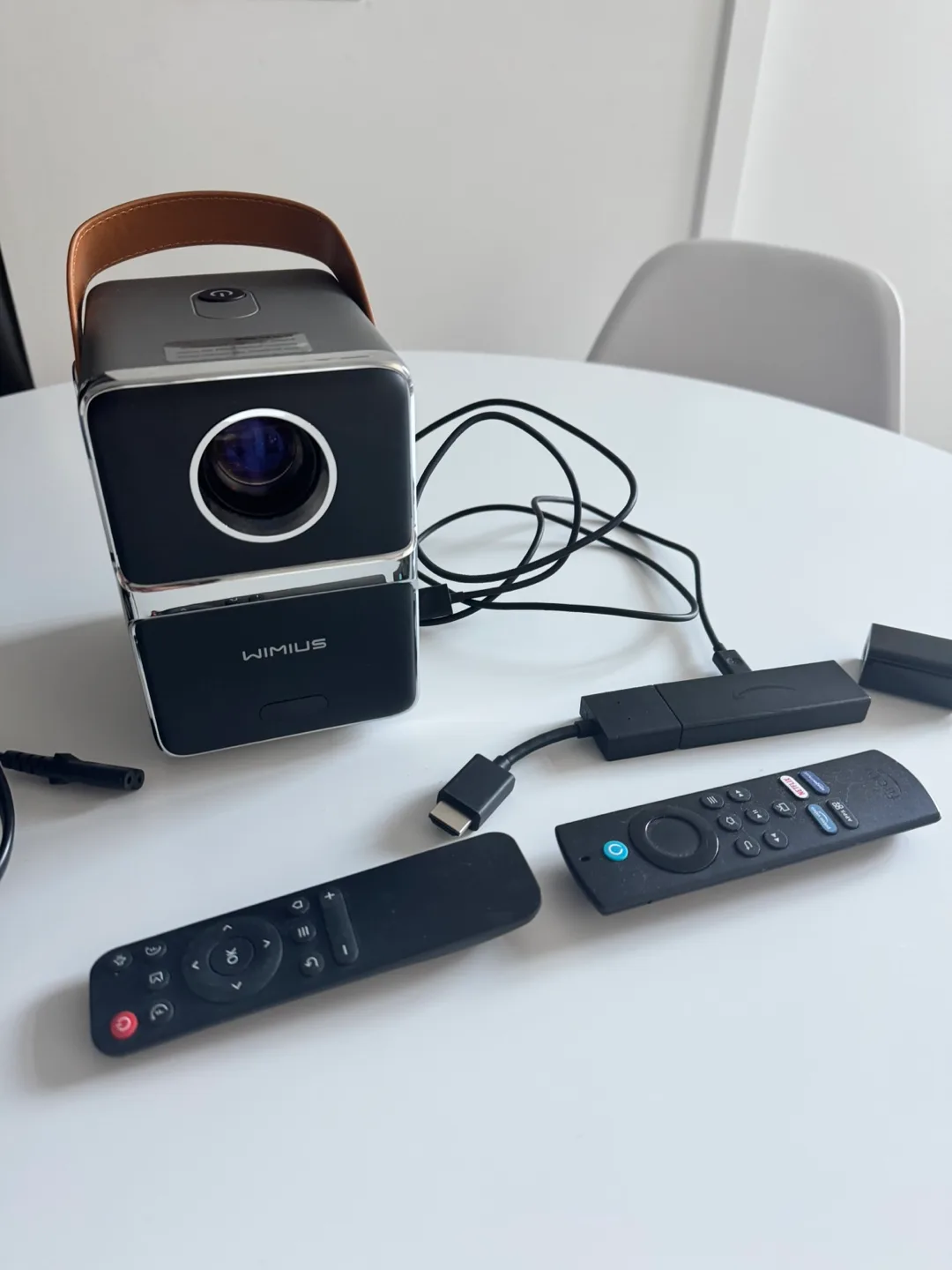 Projector with Amazon fire stick and Accessories thumbnail