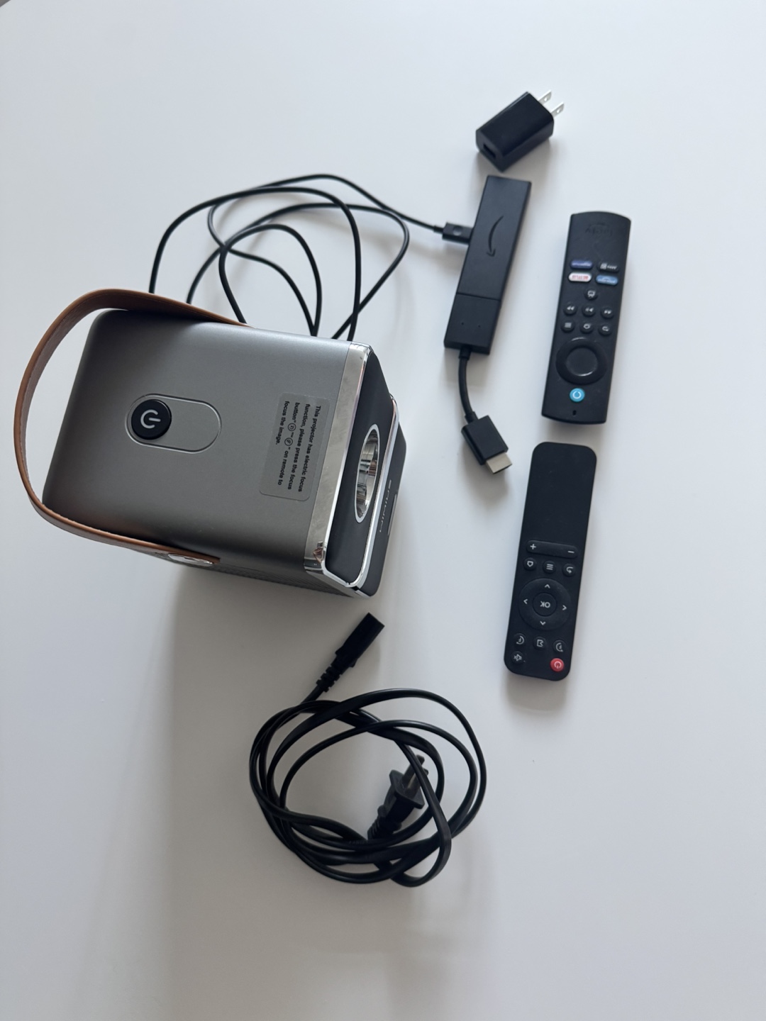 Projector with Amazon fire stick and Accessories - photo 4