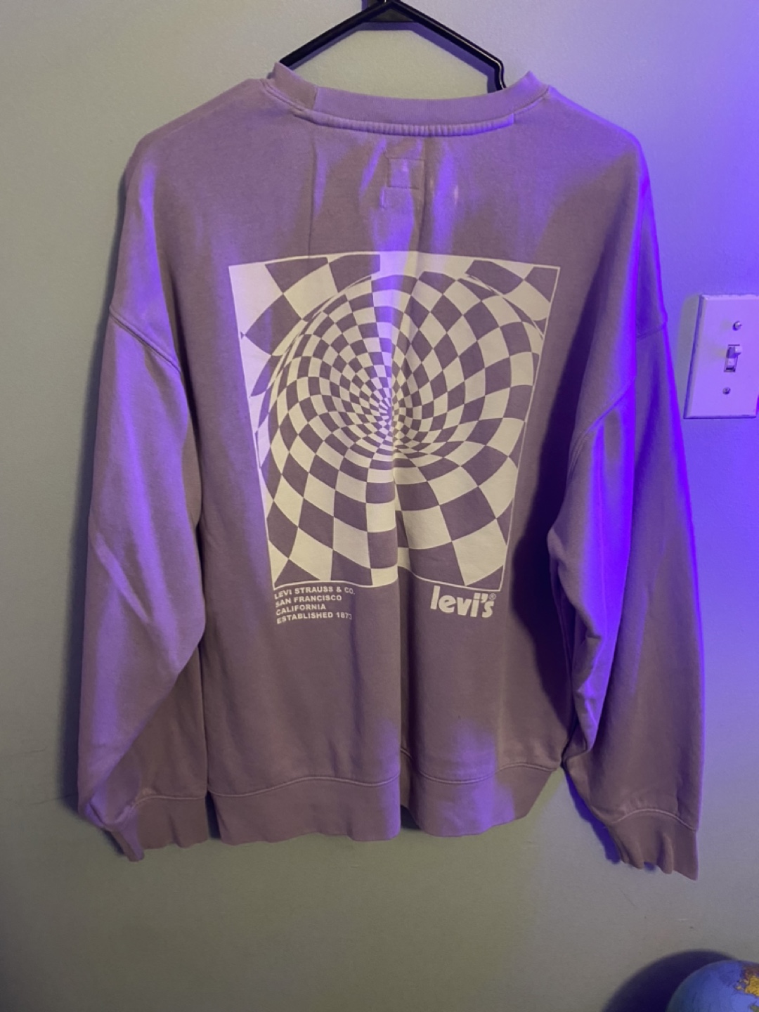 Levi's Relaxed Lavender Sweatshirt - photo 3