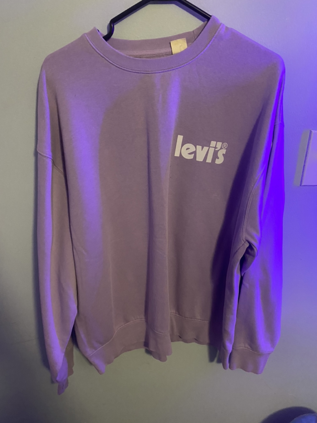 Levi's Relaxed Lavender Sweatshirt
