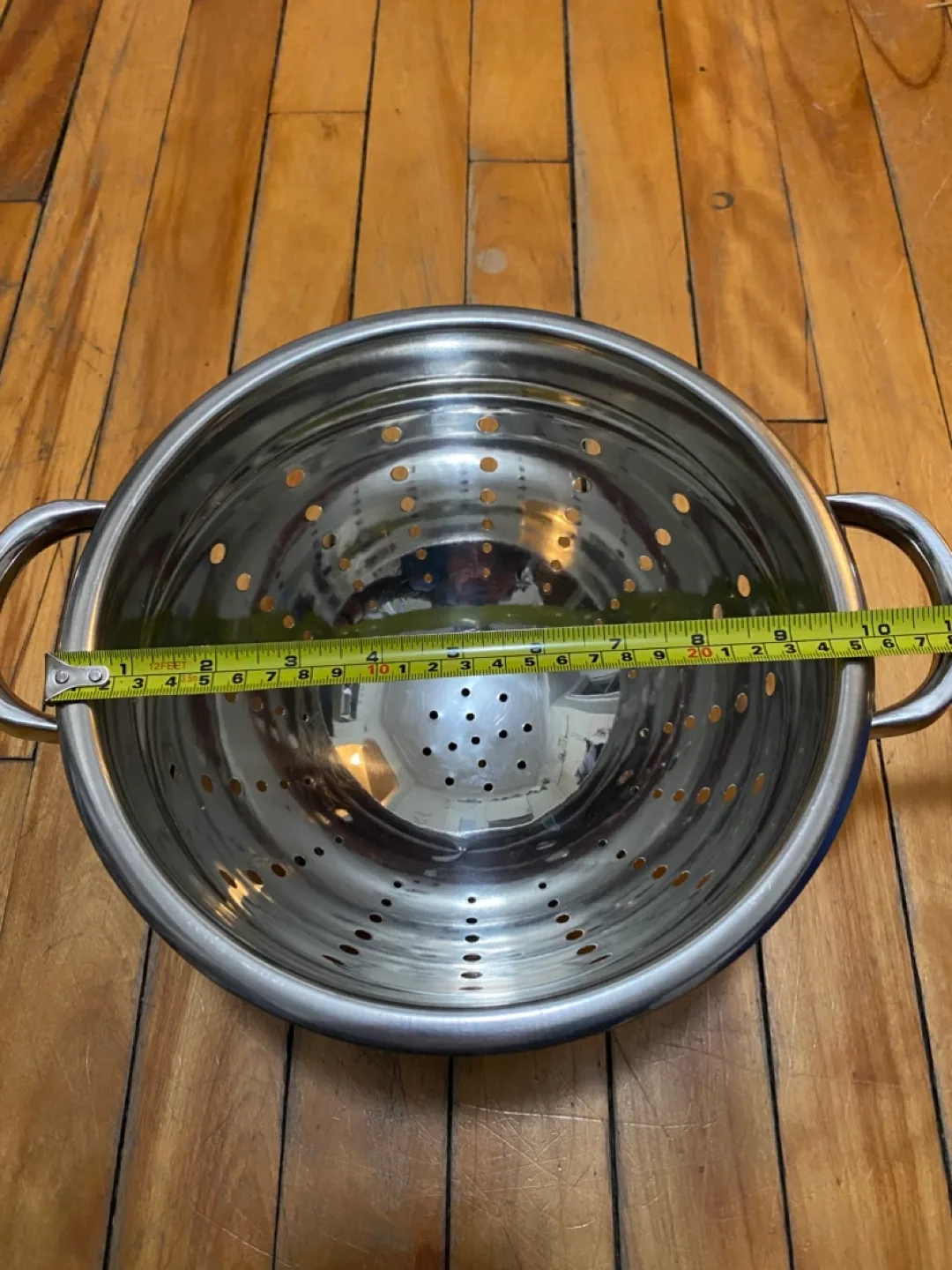 Large Stainless Steel Colander image indicator(4)