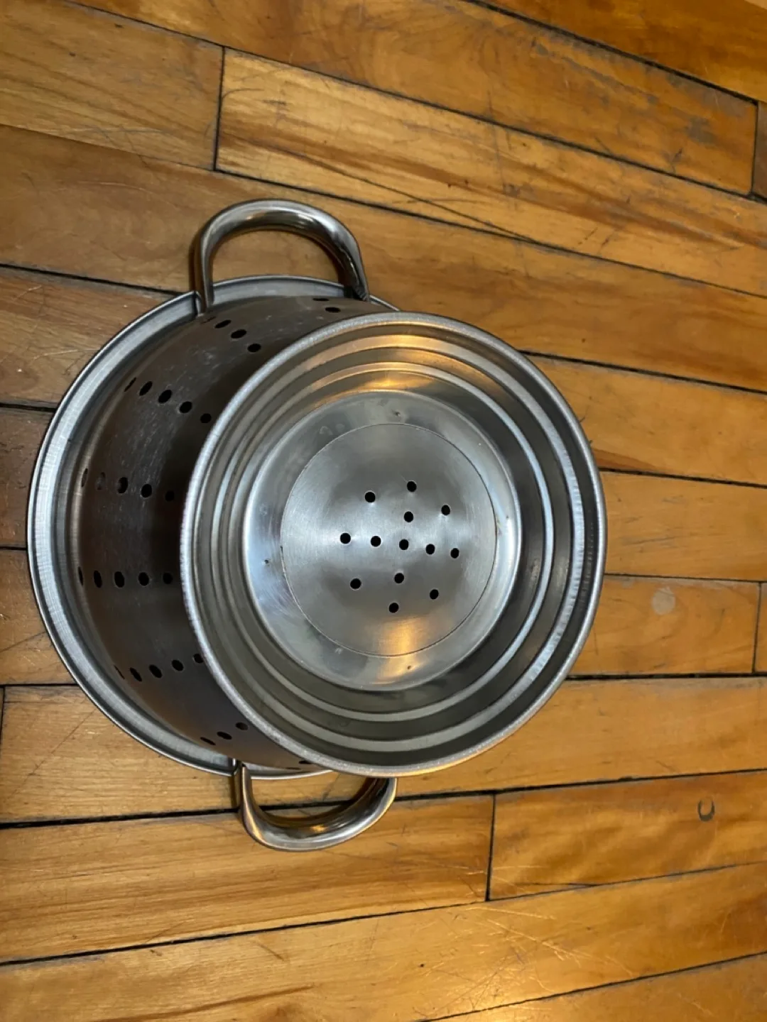 Large Stainless Steel Colander image indicator(3)