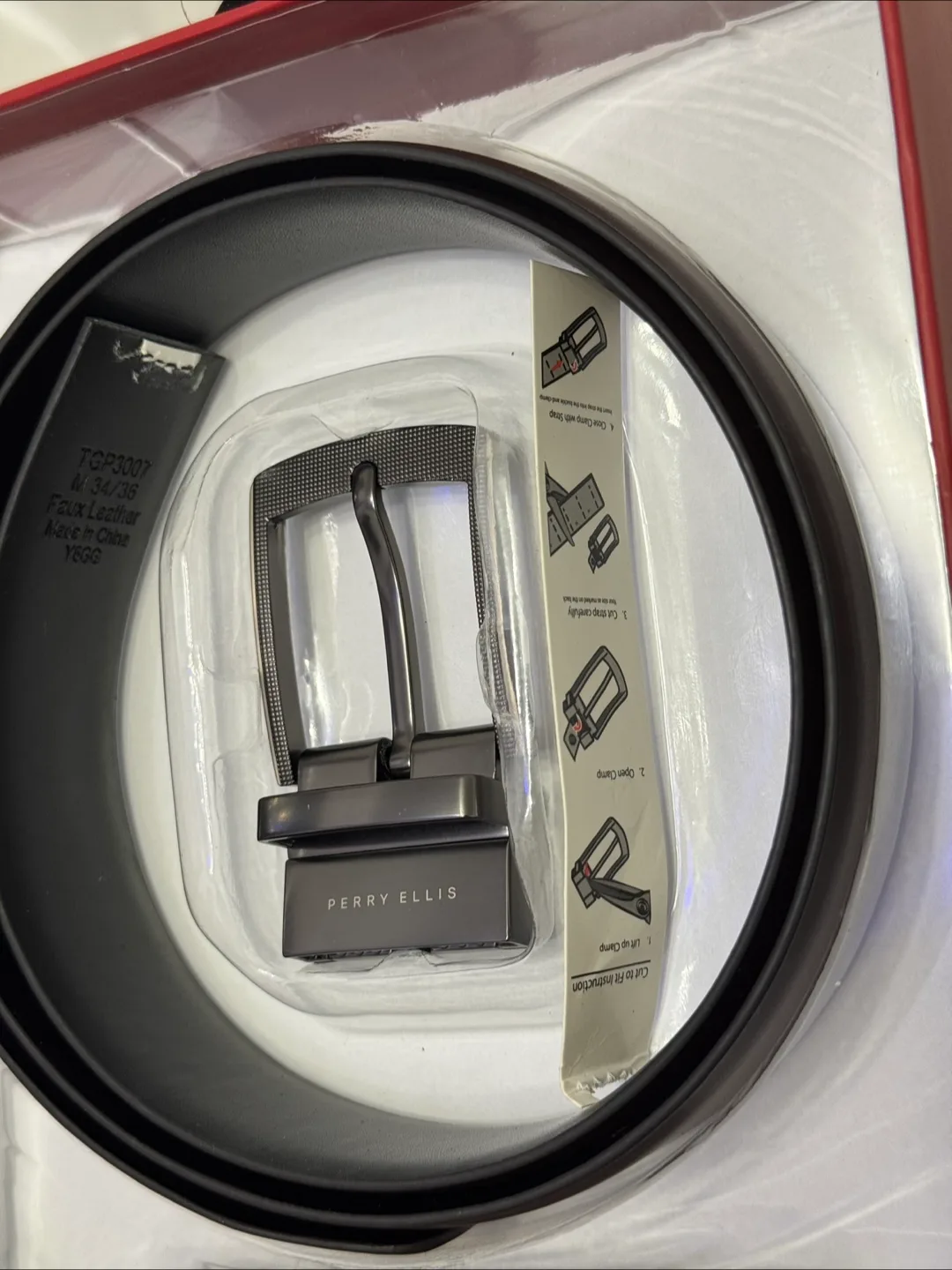 Perry Ellis Portfolio Belt and Wallet Set image indicator(6)