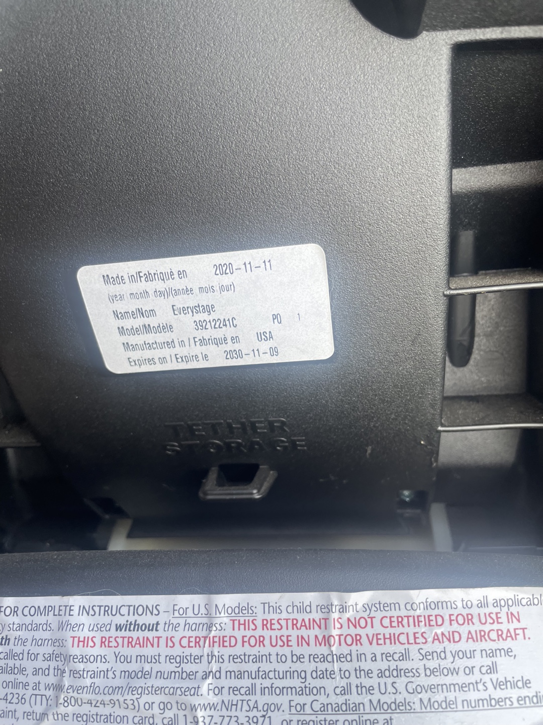 Evenflo EveryStage Convertible Car Seat - photo 2