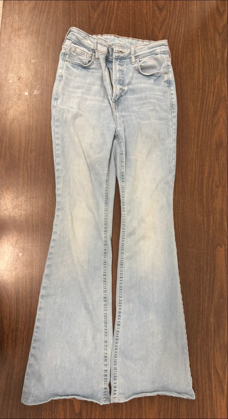 Old Navy Extra High Rise Flare Jeans thumbnail
