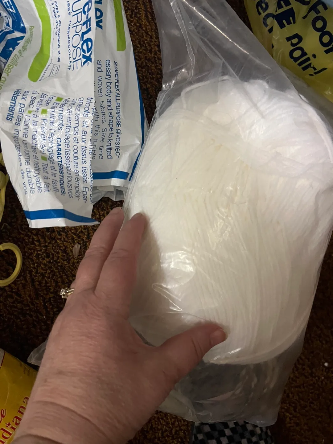 Large White Yarn Skein -NEW image indicator(2)