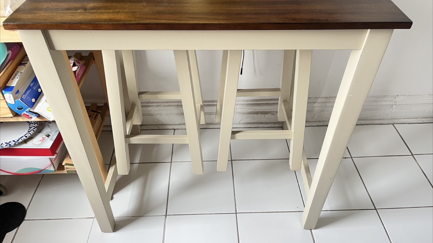 Breakfast Table and Stools - photo 2