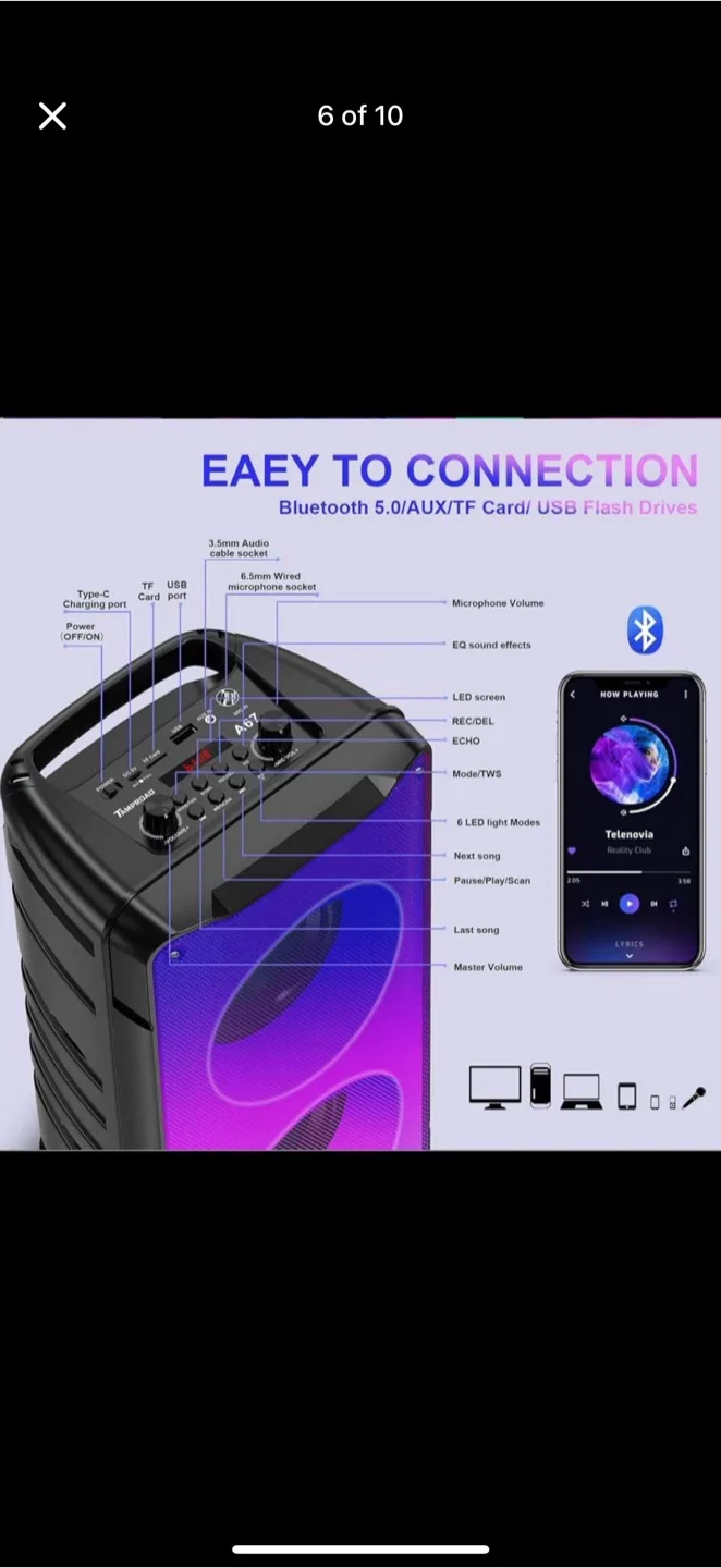 Bluetooth Speakers, brand new image indicator(6)