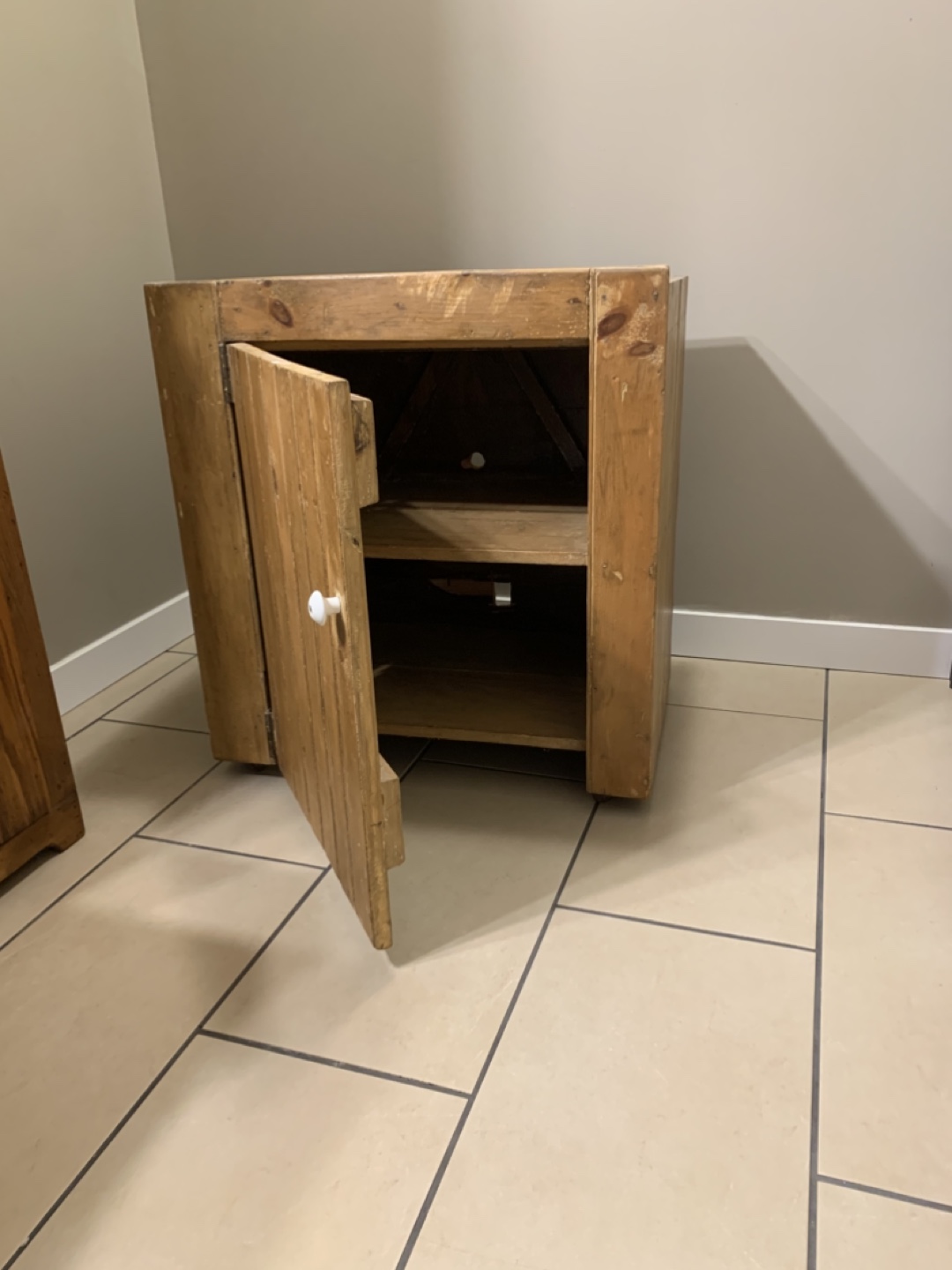 Wooden Cabinet with Shelves