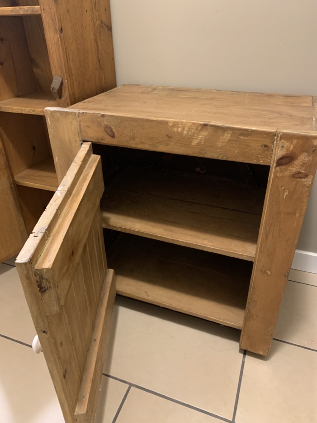 Wooden Cabinet with Shelves - photo 2