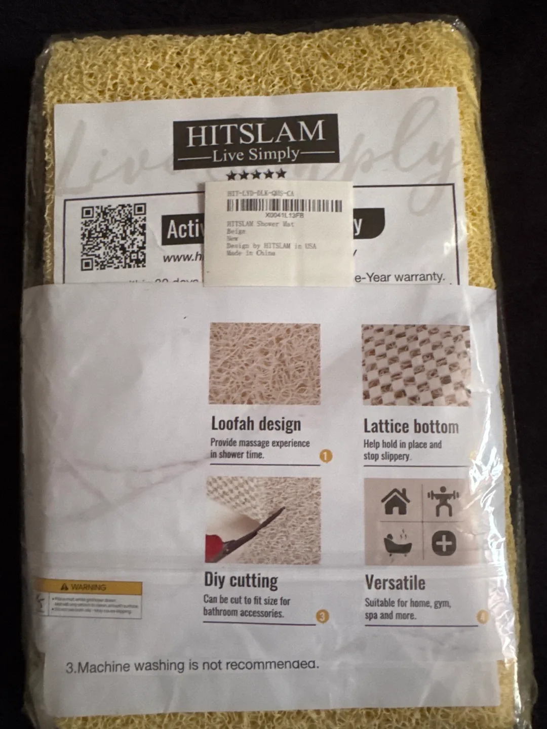 New HITSLAM Bath and Shower Mat image indicator(3)